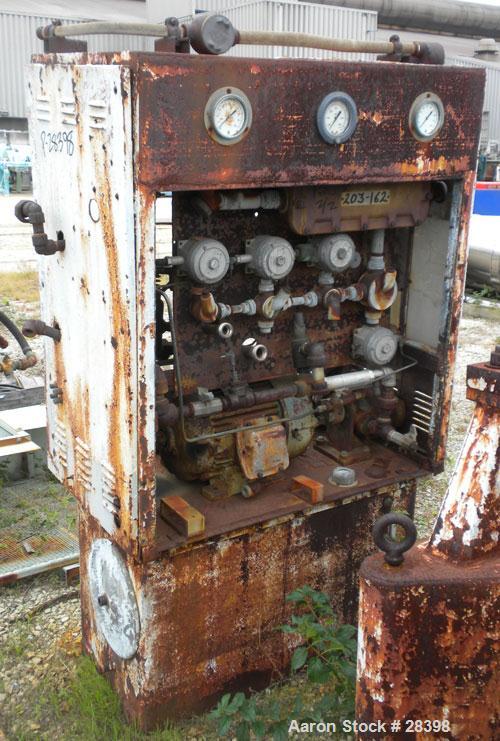 Used Sharples Model C-41 Super-D-Hydrator Continuous Centrifuge, 316 Stainless Steel, Horizontal. 41" diameter perforate basket. Hydraulic operated plow discharge. Short 19" bowl. Includes control pa...