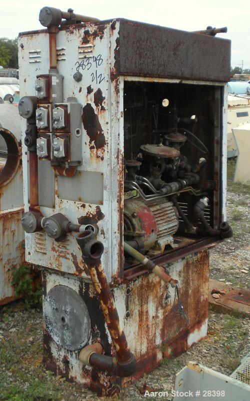 Used Sharples Model C-41 Super-D-Hydrator Continuous Centrifuge, 316 Stainless Steel, Horizontal. 41" diameter perforate basket. Hydraulic operated plow discharge. Short 19" bowl. Includes control pa...