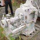 Used Sharples C-20 Super-D-Hydrator Peeler Centrifuge, Type CF654-1-W5433, 316 Stainless Steel. Maximum bowl speed 2100 rpm, 1 cubic foot capacity. Missing motor, controls, hydraulic system.