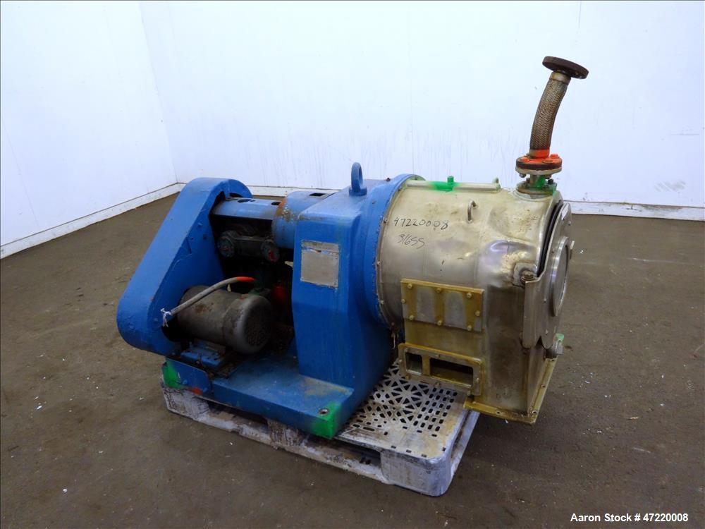 Used Alfa-Laval SB-250 Pusher Centrifuge