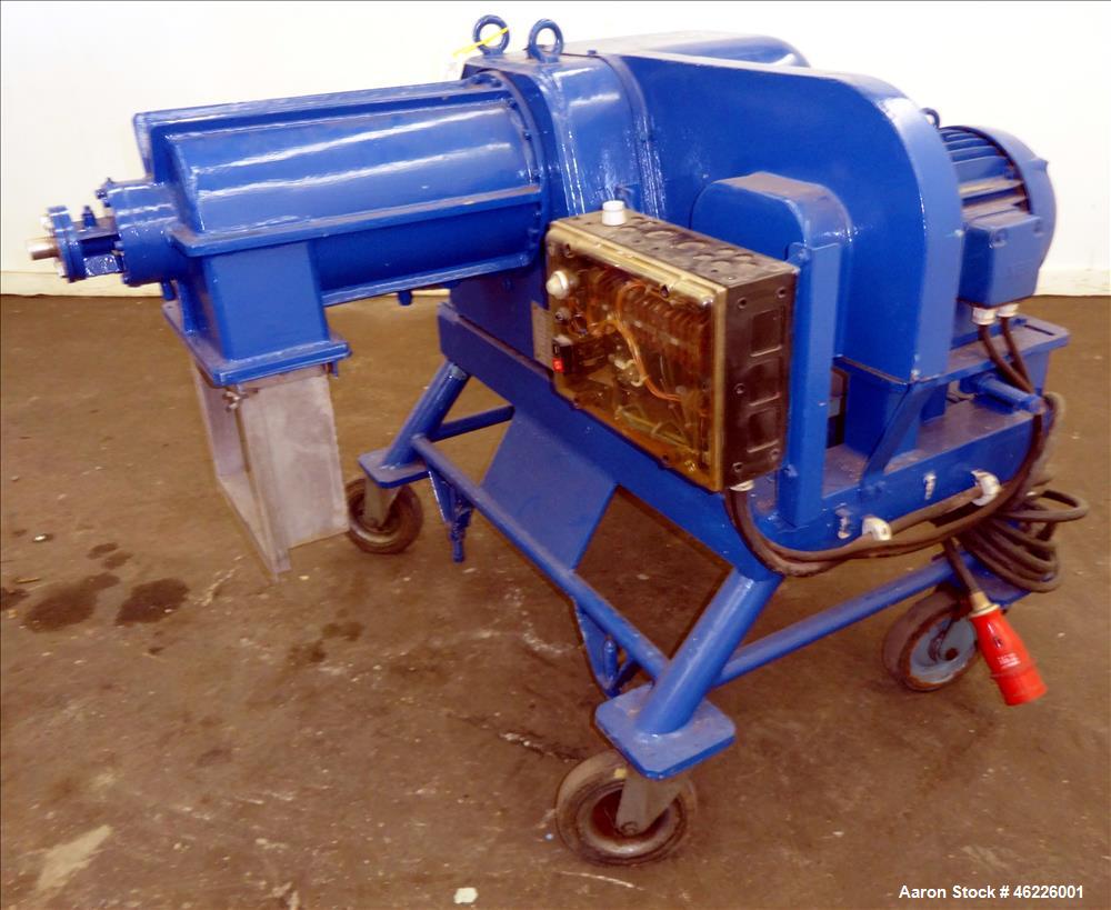Used Alfa Laval VS-160 G-K Pusher Centrifuge, 316 stainless steel.