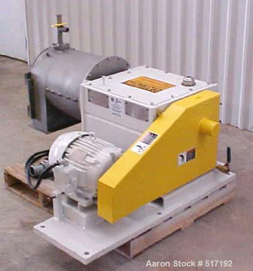 Used Stainless Steel Baker Perkins Pusher Centrifuge