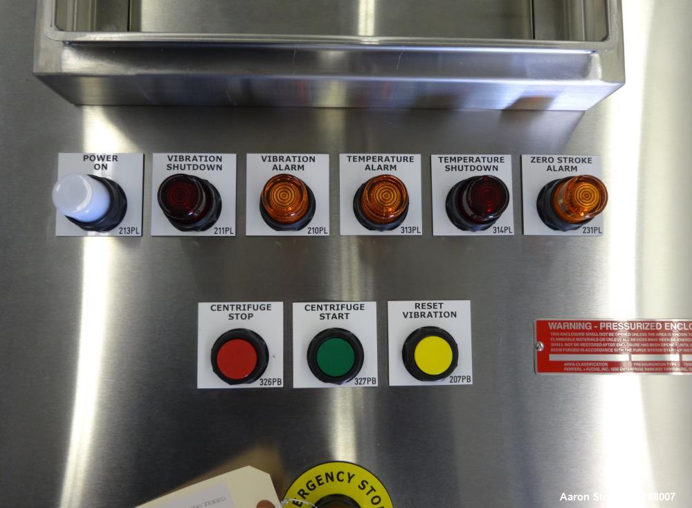 Unused- Baker Process and Equipment S-450 Pusher Centrifuge