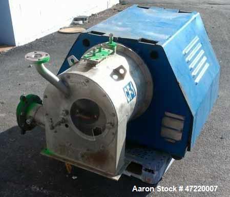 Used Krauss Maffei SZ-21 Industrial Pusher Centrifuge – 250mm Basket | 316 Stainless Steel