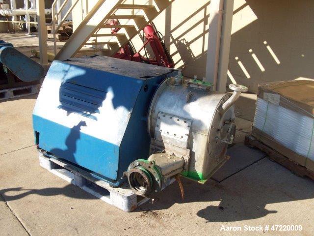 Used Krauss Maffei SZ-21 Pusher Centrifuge – 316 Stainless Steel, 250mm Basket
