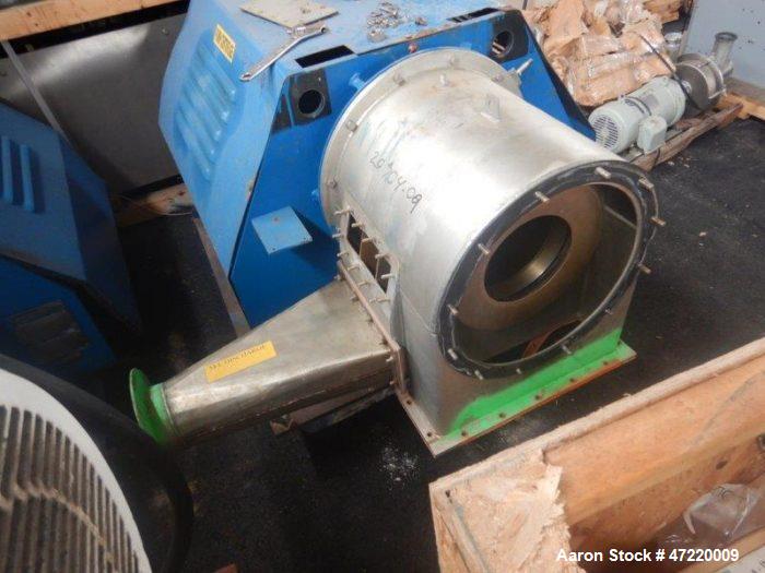 Used Krauss Maffei SZ-21 Pusher Centrifuge – 316 Stainless Steel, 250mm Basket