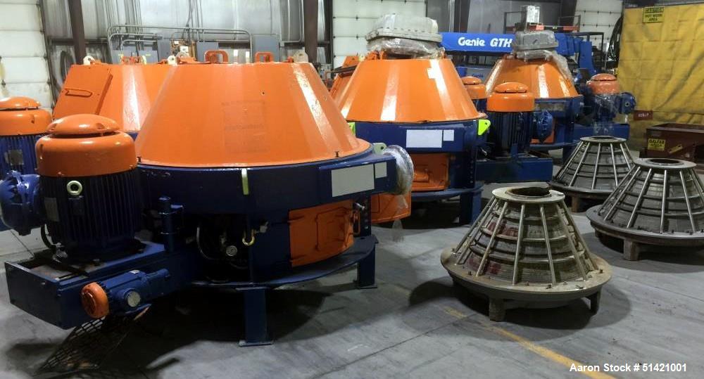 Used Centrifugal Services Continuous Screen / Dryer Centrifuge