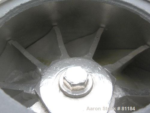 USED: Dorr Oliver/Mercone C-400 Screening Centrifuge, 316 stainless steel construction on product contact areas. 2" pitch 10 lead scroll, oil lubricated gearbox assembly with torque arm assembly, bas...