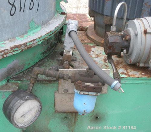 USED: Dorr Oliver/Mercone C-400 Screening Centrifuge, 316 stainless steel construction on product contact areas. 2" pitch 10 lead scroll, oil lubricated gearbox assembly with torque arm assembly, bas...