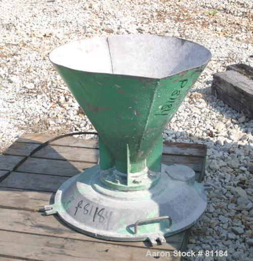 USED: Dorr Oliver/Mercone C-400 Screening Centrifuge, 316 stainless steel construction on product contact areas. 2" pitch 10 lead scroll, oil lubricated gearbox assembly with torque arm assembly, bas...