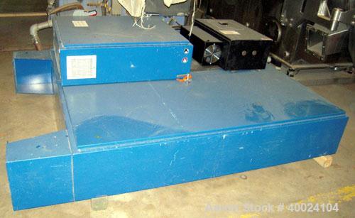 Used: Heinkel model HF800.1 inverting filter centrifuge. Wetted parts Hastelloy C22. 800 mm bowl, max bowl speed 1600 rpm. Approximate drum capacity 149 kg/119 L. Driven by a 60 hp,3/10-60/460 volt, ...