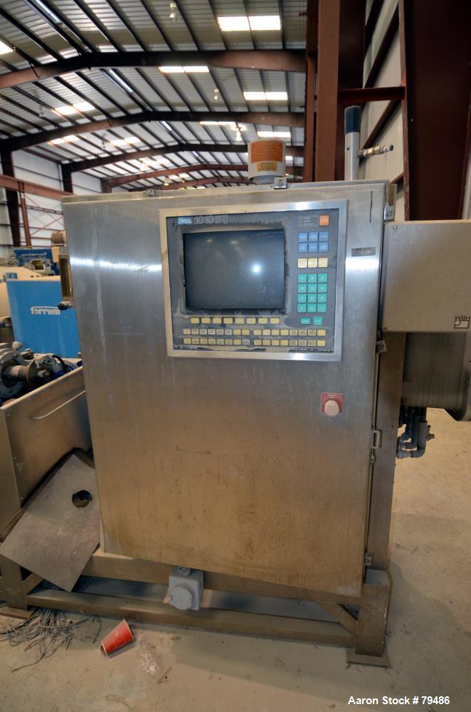 Used Heinkel HF300 Inverting Filter Centrifuge, 316 Stainless Steel