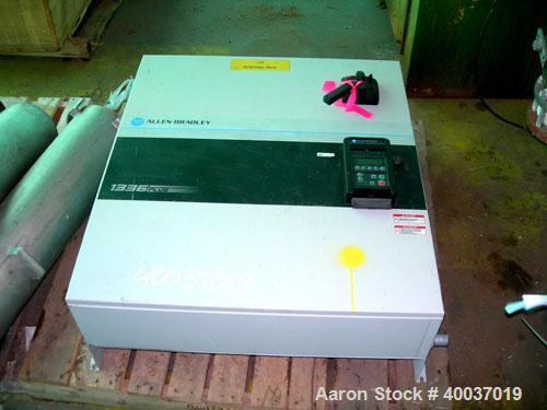 Used: Heinkel model HF600 inverting filter centrifuge. Wetted parts 316 stainless steel. 600 mm bowl, max bowl speed 1936 rpm. Approximate drum capacity 65 kg/52 L. Driven by an approximate 40 hp mot...