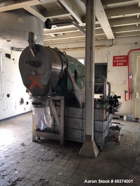 Used Heinkel HF-600 Inverting Filter Centrifuge. 316 Stainless Steel