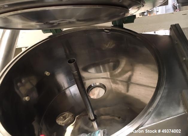Used Heinkel HF-600 Inverting Filter Centrifuge. 316 Stainless Steel
