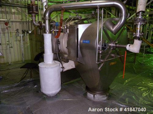 Used Stainless Steel Heinkel HF-800.1 Inverting Filter Centrifuge