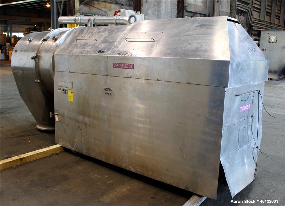 Used Heinkel Inverting Filter Centrifuge