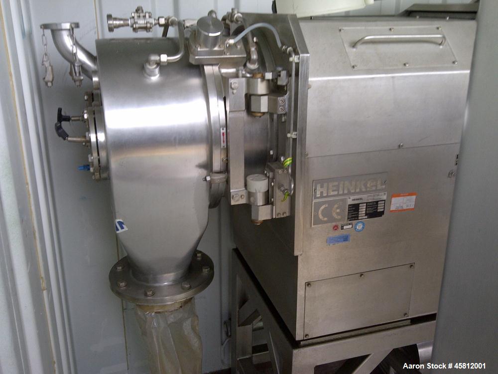 Used Heinkel HF-300.1 Inverting Filter Centrifuge