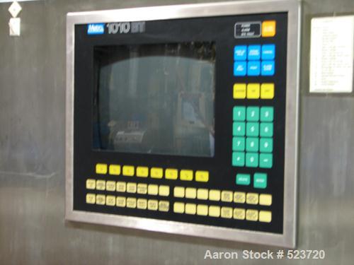 USED: Heinkel HF-300 inverting filter centrifuge, Hastelloy C-22construction on product contact areas. Bowl diameter 300 mm. Unitfilters a small amount of slurry, then it is washed, spun to a "wet"ca...