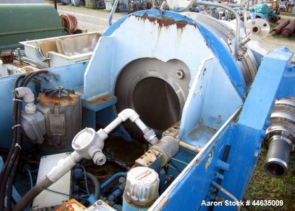 Used Heinkel HF-600 Inverting Filter Centrifuge. Hastelloy C-4