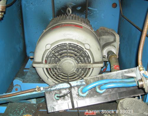 USED: Heinkel model HF800.1 inverting filter centrifuge. Wetted parts Hastelloy C22. 800 mm bowl, max bowl speed 1600 rpm. Approximate drum capacity 149 kg/119 L. Driven by a 40 hp motor. Built 1992....