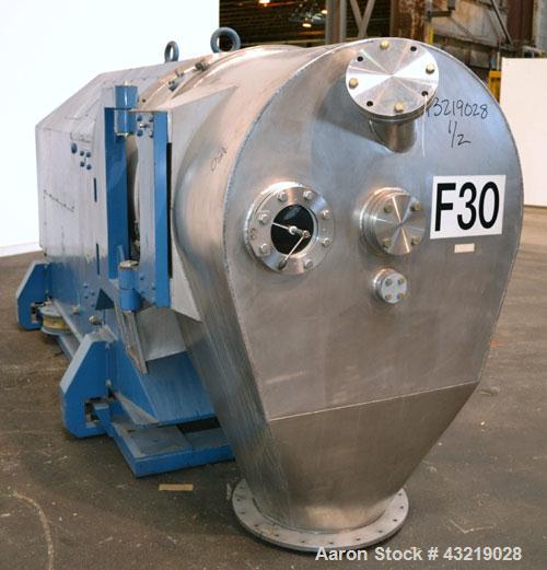 Used Stainless Steel Heinkel Inverting Filter Centrifuge, Model HF-800