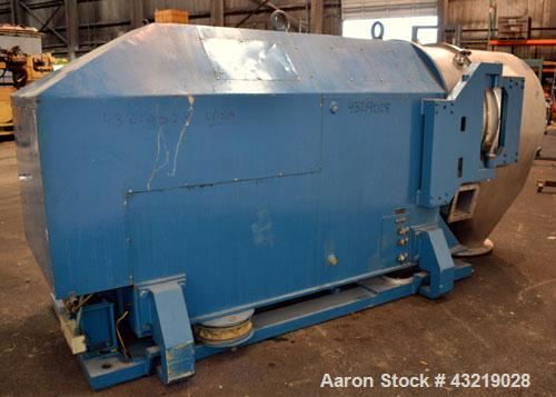 Used Stainless Steel Heinkel Inverting Filter Centrifuge, Model HF-800