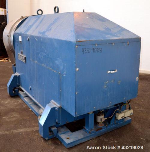 Used Stainless Steel Heinkel Inverting Filter Centrifuge, Model HF-800