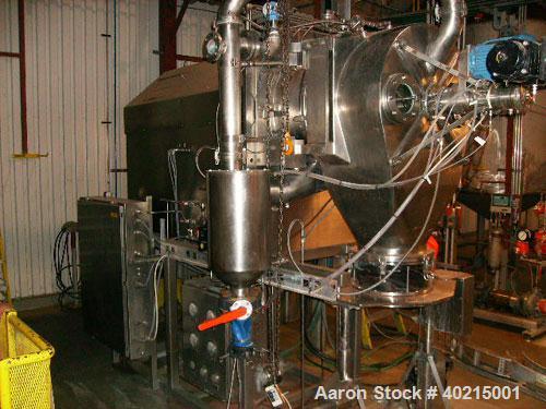 Unused-Used: Heinkel HF-600 inverting filter centrifuge, 316 stainless steel construction, pharmaceuticl grade finish. Max bowl speed 1936 rpm. "G" force 1250. Bowl dimensions 23.6" (600mm) diameter ...