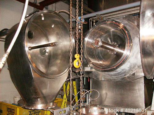 Unused-Used: Heinkel HF-600 inverting filter centrifuge, 316 stainless steel construction, pharmaceuticl grade finish. Max bowl speed 1936 rpm. "G" force 1250. Bowl dimensions 23.6" (600mm) diameter ...