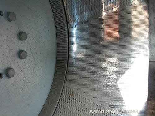 USED: Krauss-Maffei VH horizontal vibrating centrifuge, 316 stainless steel product contact areas. Conical basket 24" diameter max to 16" diameter minimum. Max bowl speed 1200 rpm, 7 kg max charge lo...