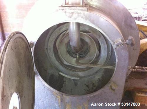 Used Siebtechnik H-400 Screening Centrifuge – Pusher-Type, 316 Stainless Steel