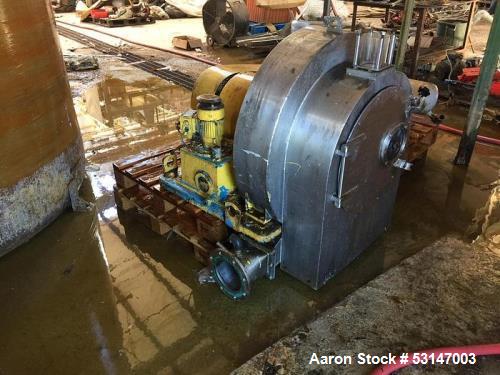 Used Siebtechnik H-400 Screening Centrifuge – Pusher-Type, 316 Stainless Steel