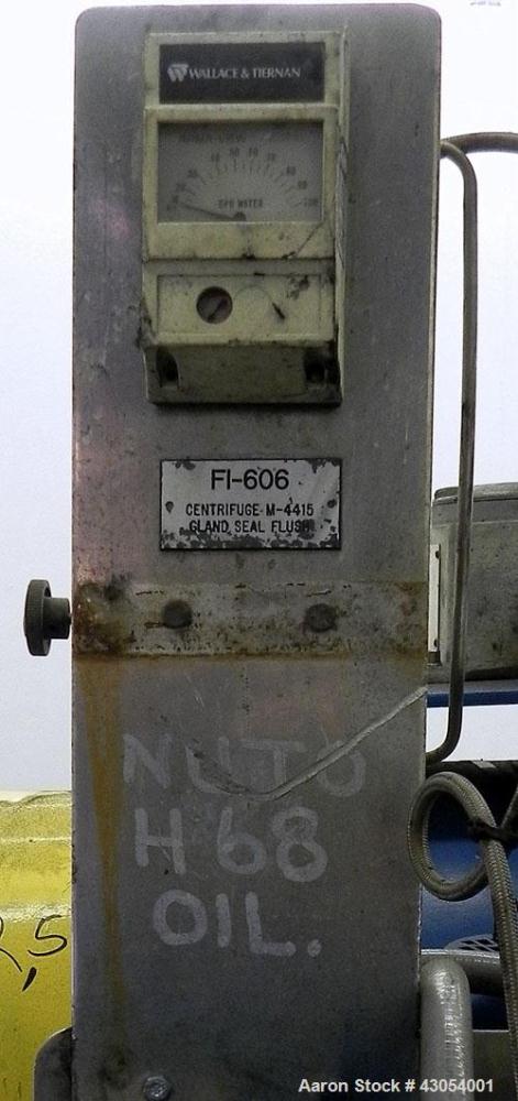Used Tema H350 Conturbex Horizontal Worm/Screen Centrifuge. 316 Stainless steel construction on product contact areas. 10 Degree basket design, 3" triple lead worm scroll for continuous solids discha...