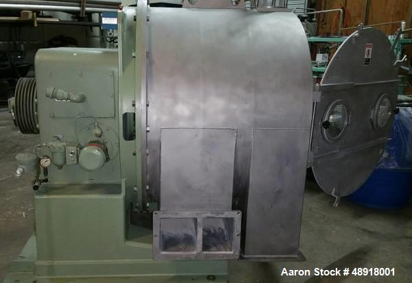 Used Siebtechnik H700 Stainless Steel Worm Screen Centrifuge.