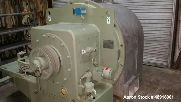 Used Siebtechnik H700 Stainless Steel Worm Screen Centrifuge.