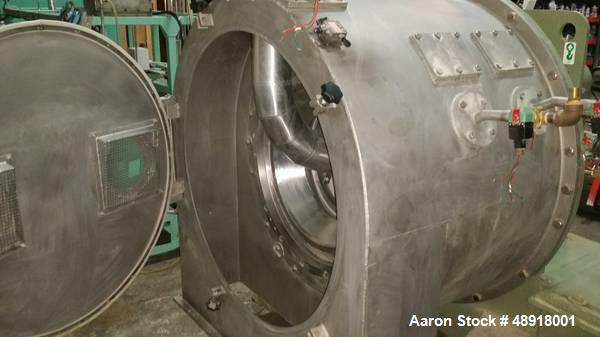 Used Siebtechnik H700 Stainless Steel Worm Screen Centrifuge.