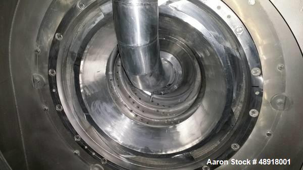 Used Siebtechnik H700 Stainless Steel Worm Screen Centrifuge.