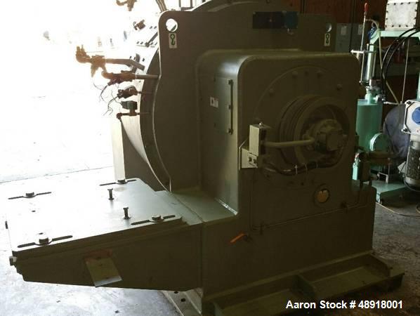 Used Siebtechnik H700 Stainless Steel Worm Screen Centrifuge.