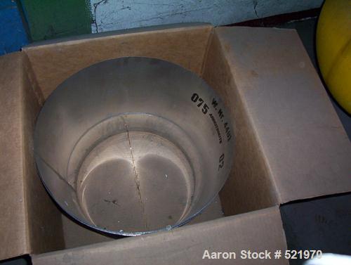 USED: Tema H-520 Conturbex filtering/screening centrifuge. Stainless steel construction on product contact areas, max bowl speed 2200 rpm, triple lead scroll assembly for solids removal, casing with ...