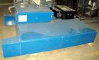 Used: Heinkel model HF800.1 inverting filter centrifuge. Wetted parts Hastelloy C22. 800 mm bowl, max bowl speed 1600 rpm. Approximate drum capacity 149 kg/119 L. Driven by a 60 hp,3/10-60/460 volt, ...