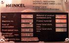 Used: Heinkel model HF800.1 inverting filter centrifuge. Wetted parts Hastelloy C22. 800 mm bowl, max bowl speed 1600 rpm. Approximate drum capacity 149 kg/119 L. Driven by a 60 hp,3/10-60/460 volt, ...