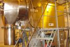 Used Heinkel Inverting Filter Centrifuge, Model HF600.1. Wetted parts Hastelloy C22. 600 mm bowl, maximum bowl speed 1936 rpm. Approximate drum capacity 65 kg/52 L. Driven by a 40 hp, 3/10-60/460 vol...