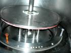 Used: Heinkel model HF600 inverting filter centrifuge. Wetted parts 316 stainless steel. 600 mm bowl, max bowl speed 1936 rpm. Approximate drum capacity 65 kg/52 L. Driven by an approximate 40 hp mot...