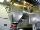 USED: Heinkel model HF800.1 inverting filter centrifuge. Wetted parts Hastelloy C22. 800 mm bowl, max bowl speed 1600 rpm. Approximate drum capacity 149 kg/119 L. Driven by a 40 hp motor. Built 1992....