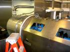 USED: Heinkel model HF800.1 inverting filter centrifuge. Wetted parts Hastelloy C22. 800 mm bowl, max bowl speed 1600 rpm. Approximate drum capacity 149 kg/119 L. Driven by a 40 hp motor. Built 1992....