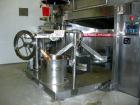 USED: Heinkel model HF800.1 inverting filter centrifuge. Wetted parts Hastelloy C22. 800 mm bowl, max bowl speed 1600 rpm. Approximate drum capacity 149 kg/119 L. Driven by a 40 hp motor. Built 1992....