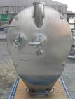 USED: Heinkel model HF800.1 inverting filter centrifuge. Wetted parts Hastelloy C22. 800 mm bowl, max bowl speed 1600 rpm. Approximate drum capacity 149 kg/119 L. Driven by a 40 hp motor. Built 1992....