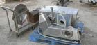 USED: Heinkel model HF800.1 inverting filter centrifuge. Wetted parts Hastelloy C22. 800 mm bowl, max bowl speed 1600 rpm. Approximate drum capacity 149 kg/119 L. Driven by a 40 hp motor. Built 1992....