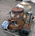 Used Sharples M-210 Conejector Screening Centrifuge. 316 Stainless steel (product contact areas). 8 Lead, 2/3 turn, 2